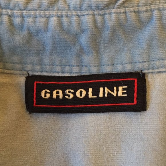 GASOLINE baby corduroy western shirt (M) - Picture 4 of 8